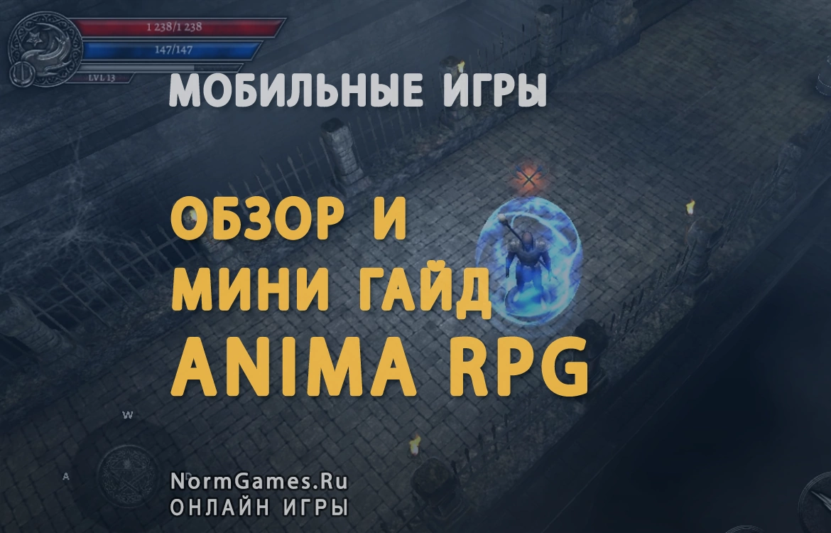 Обзор и мини гайд Anima RPG мрачная игра на андроид - NormGames